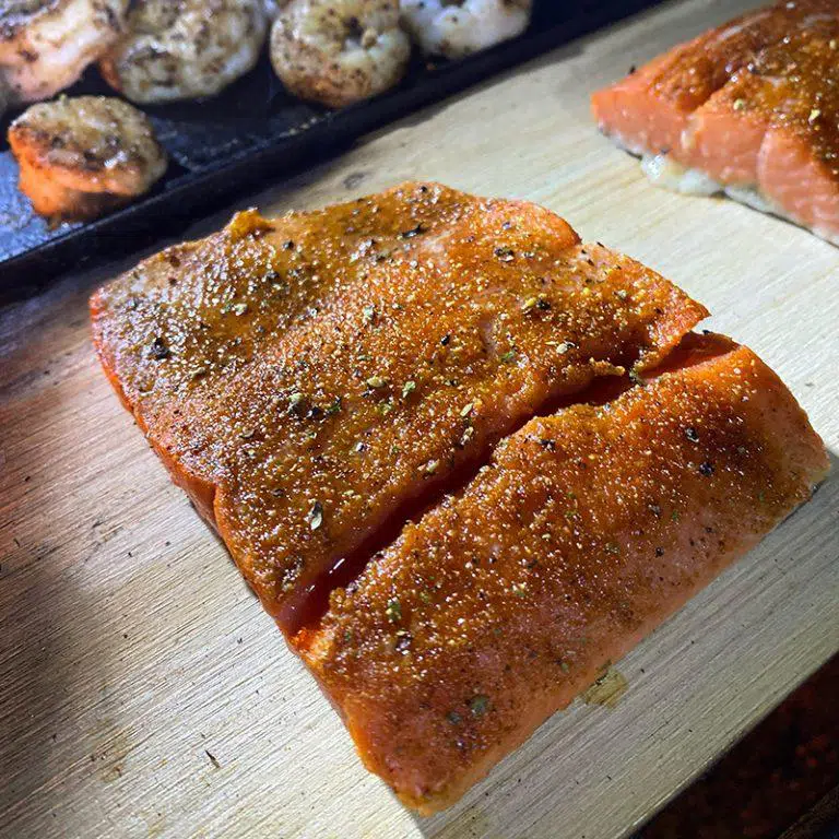 Cedar Plank Salmon, Grill