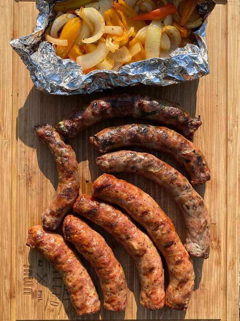 Grilled Sausage Peppers